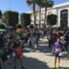 Luis Manuel Quintero y Virginia Carrasco vencedores en una Media maratón Costa de la Luz que discurrió por el paseo marítimo de la playa de Regla