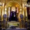 La Soledad de Alcalá del Río vestida de Hebrea en cuaresma.