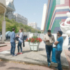 Gran afluencia de visitantes al recinto de Cartuja donde se celebró la EXPO92