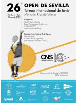 El Open internacional de tenis de Sevilla-Memorial Ricardo Villena ya tiene cartel