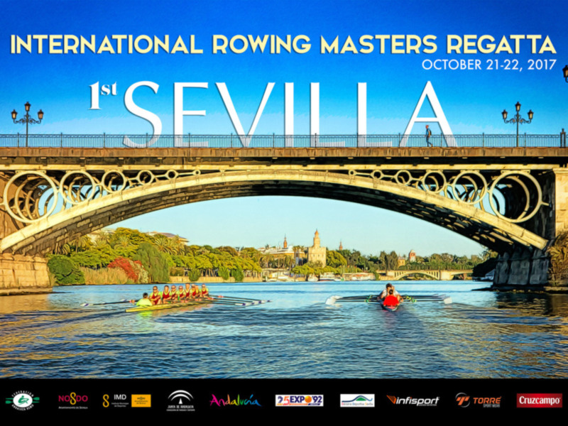 Regata Internacional de Remo para Mayores en Sevilla, 21-22 Octubre 2017.