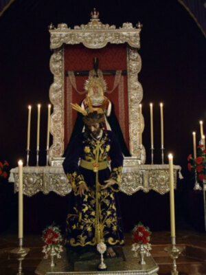 Eucaristía y Besamanos a Jesús el Nazareno.