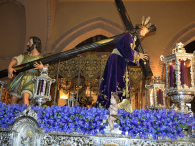 Miércoles Santo día de la Hermandad de Jesús el Nazareno de Alcalá del Río.