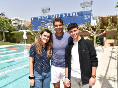 Alfred y Amaia visitan el trofeo Conde de Godó