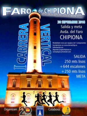 Ayuntamiento y Correplayas organizan con el apoyo de la Autoridad Portuaria una subida vertical al faro de Chipiona