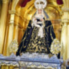 Ntra. Sra. de los Dolores vestida según la liturgia Ordinaria.