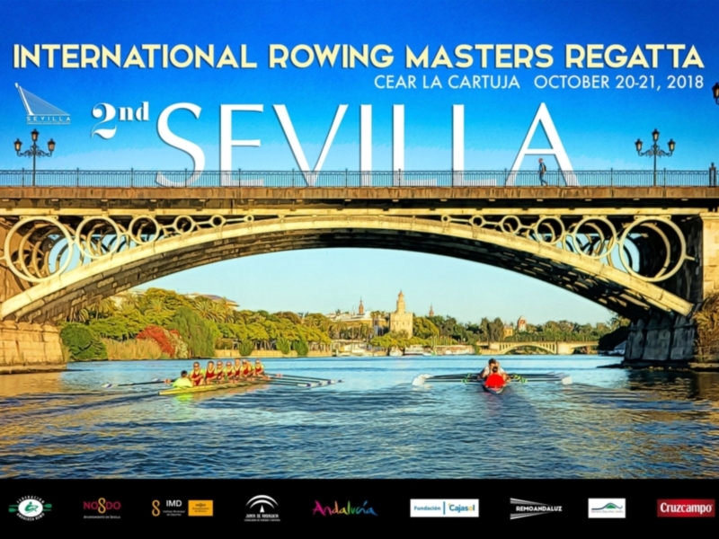 2nd International Rowing Masters Regatta in Sevilla, October 20-21, 2018.
