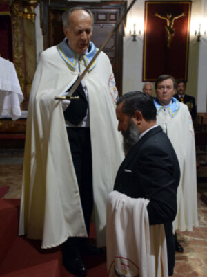La Orden de los Caballeros de San Andrés celebró el ingreso de su nuevo Caballero.