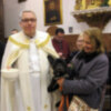 Bendición de animales de compañía en la Parroquia de San Roque de Sevilla.