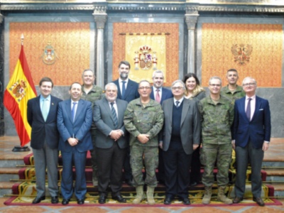 Recepción a los representantes de los Medios de  Comunicación Social de Sevilla.