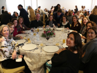 Homenaje al párroco Ignacio Jiménez Sánchez -Dalp en el rastrillo de Nuevo Futuro