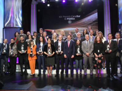 Entregados los Premios del 30 aniversario de Canal Sur y 20 aniversario de los Premios El Público