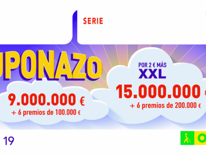 ¡Gana hasta 15.000.000.000 € con este cupón! ¡Más 6 premios de 200.000 € y 6 premios de 100.000 €!