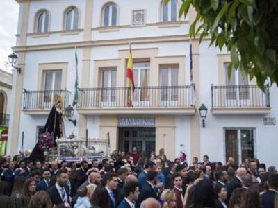 Traslado extraordinario de los titulares de la Hermandad de la Soledad de Alcalá del Río