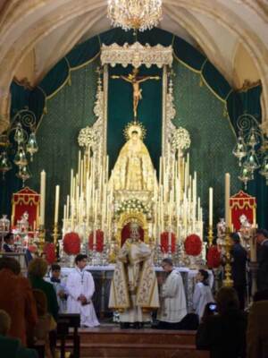 Ultimo día del Solmene Quinario Penitencial al Cristo de la Vera-cruz de la Villa de Alcalá del Río.
