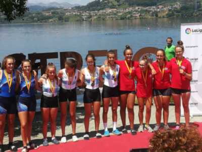 Andalucía domina los Campeonatos de España de remo olímpico alevín, infantil y veterano,