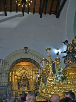 Procesión matinal de San Gregorio de Osset por las calles ilipense para sus cultos anuales
