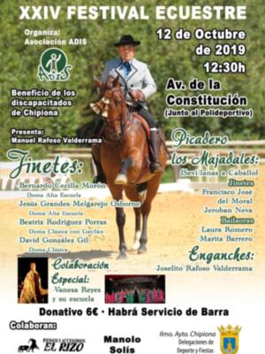 La afición al caballo se cita este sábado en el tradicional festival a beneficio de ADIS que este año se traslada al otoño