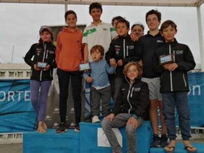 Triple podio para la flota del Club Náutico Sevilla en el Provincial de Sevilla y Cádiz de la clase Optimist