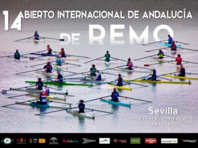 El XIV Abierto internacional de Andalucía de remo, este fin de semana en el CEAR La Cartuja