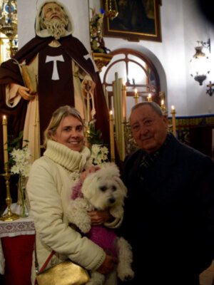 En la Capilla de la Calle Amparo se celebró la Bendición de animales de compañía