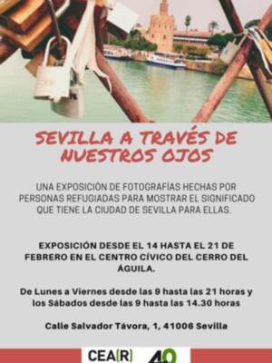 Exposición fotográfica de refugiadas en Sevilla, del 14 al 21 de febrero.