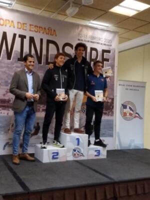 La flota del Club Náutico Sevilla logra cinco podios en la Copa de España de windsurf