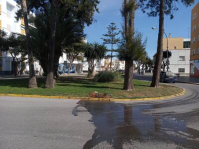 La Delegación de Parques y Jardines desarrolla un plan de puesta a punto de Chipiona para los próximos meses