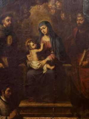 Recientemente, se ha intervenido «La Virgen del Consuelo» de Alonso Miguel de Tovar, fechada en 1720