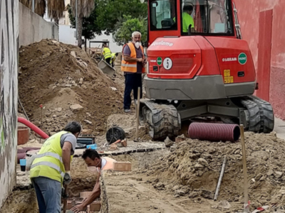 Comienzan las obras de urbanización de la calle Cañaveral con cargo al PROFEA de 2019