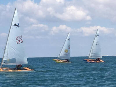 Raúl Carrera del CAND Chipiona campeón en categoría A2 y B y cuarto en la general en la Copa Andalucía de Patín a Vela 