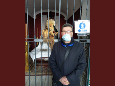 José Antonio Vázquez Sánchez ‘Chico’ estará al frente de la Hermandad del Cristo de las Misericordias los próximos cuatro años