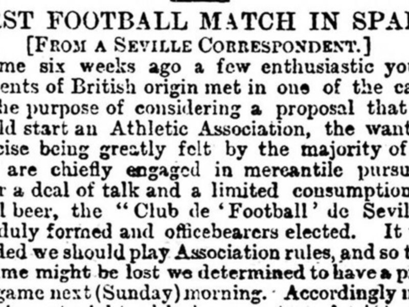 Un grupo de jóvenes británicos en Sevilla deciden formar un club de fútbol.