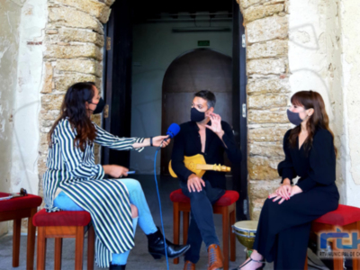 El Castillo acoge la grabación del videoclip sobre una cantiga de Alfonso X El Sabio y su paso por Chipiona