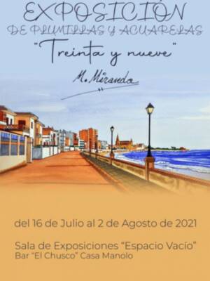 La sala del colectivo Espacio Vacío acoge desde hoy la exposición ‘Treinta y nueve’ de Manuel Miranda
