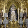 Dolorosa de blanco en la Soledad de San Lorenzo de Sevilla