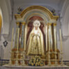 El blanco de la Virgen de las Tristezas de la Hermandad de la Veracruz Sevillana