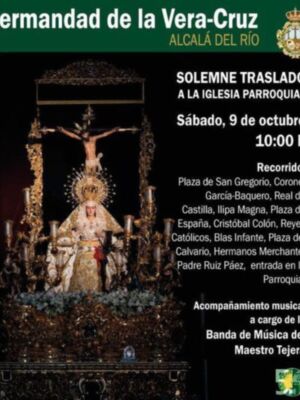 Bandas de música para los cultos extraordinario por el 50 Aniversario de Coronación en la Hermandad de la Vera-cruz de Alcalá del Río.