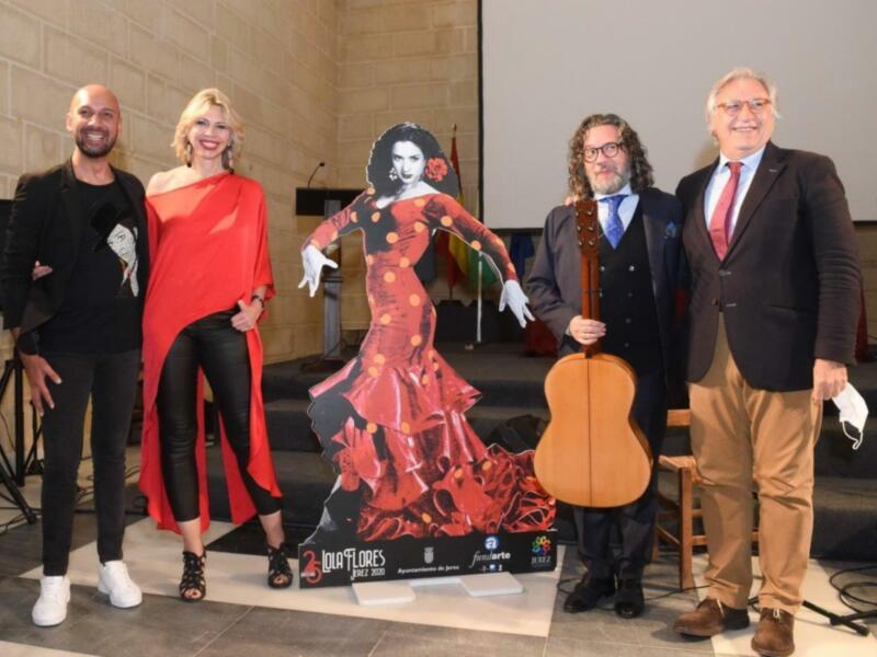 Celebración del 25º aniversario de Lola Flores en Jerez de la Frontera, 2020.