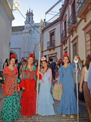 Celebración del día de la Santa Cruz en Alcalá del Río