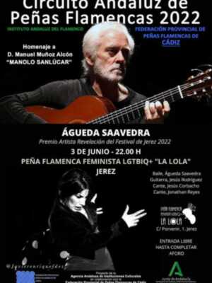 Chipiona participa en el Circuito Andaluz de Peñas Flamencas que este año homenajea a Manolo Sanlúcar en la provincia