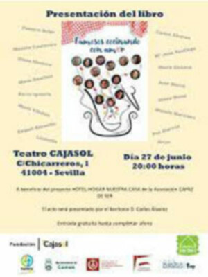 Libro de Famosos presentado sus recetas de cocina por una causa en Sevilla
