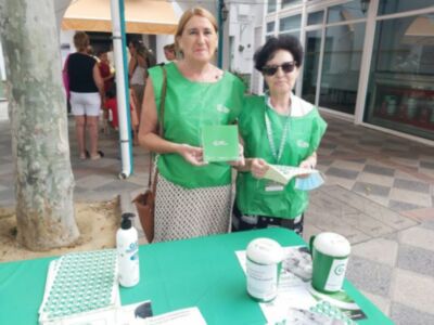 La AECC de Chipiona ha celebrado hoy su cuestación anual 