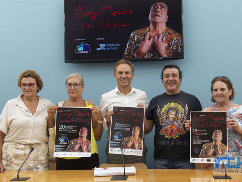 Presentación de la gira de la Viejita de los Dolores en Chipiona, con la participación de la Diputación de Cádiz y ASEFCHI.