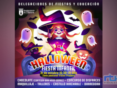 Isabel María Fernández anima a disfrutar esta tarde en familia con la fiesta infantil de Halloween
