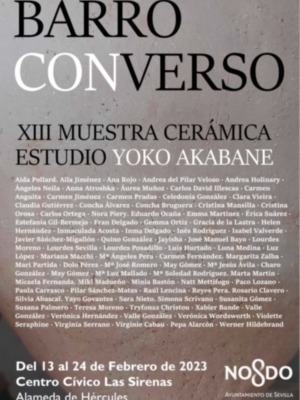 Barro ConVerso: XIII muestra de cerámica Estudio de Yoko Akabane del 13 al 24 de febrero de 2023