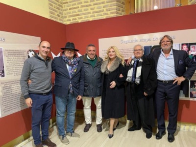 Inaugurada en Lora del Río la exposición "Gracia Montes,la voz de cristal"