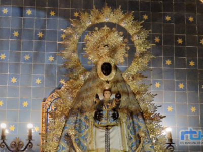 La Virgen de Regla del Pinar ya está en el Humilladero y esta tarde tendrá lugar la ofrenda floral