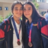 Dupla nazarena en el Campeonato de Europa juvenil femenino