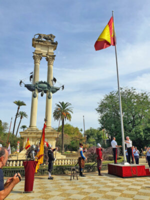 La sociedad militar, civil y política sevillana, rendirán homenaje al Almirante Cristóbal Colón.